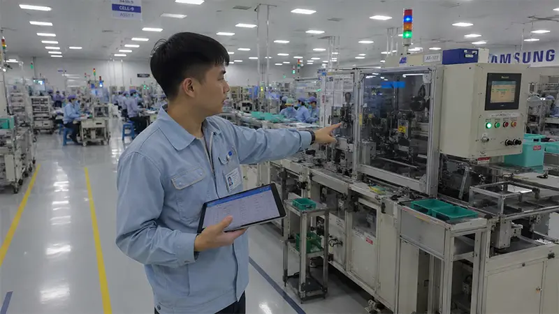 Công nhân sơ cấp nghề làm tại công ty